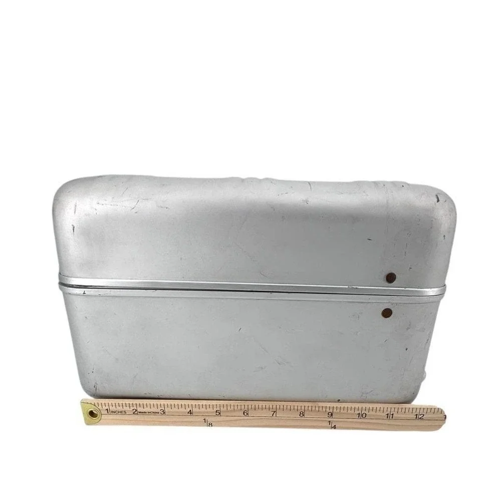 Vintage Aluminum Briefcase Suitcase Tool Case W/Snap-On Tool Pallet Insert *SEE